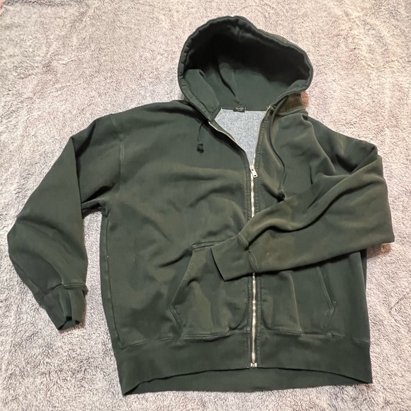 Brandy Melville Christy Hoodie in Dark Green - Picture 1 of 4